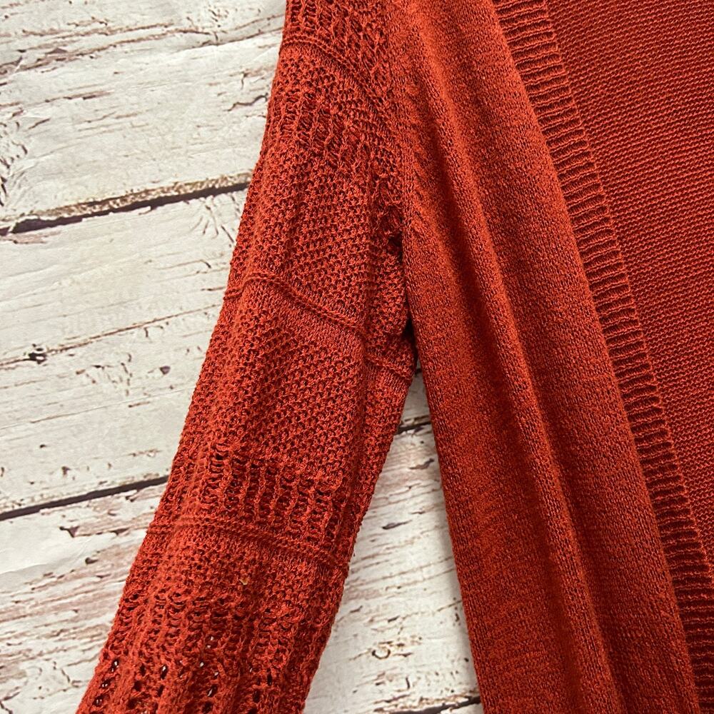 Torrid Rust Orange Open Front Duster Cardigan Sz … - image 4